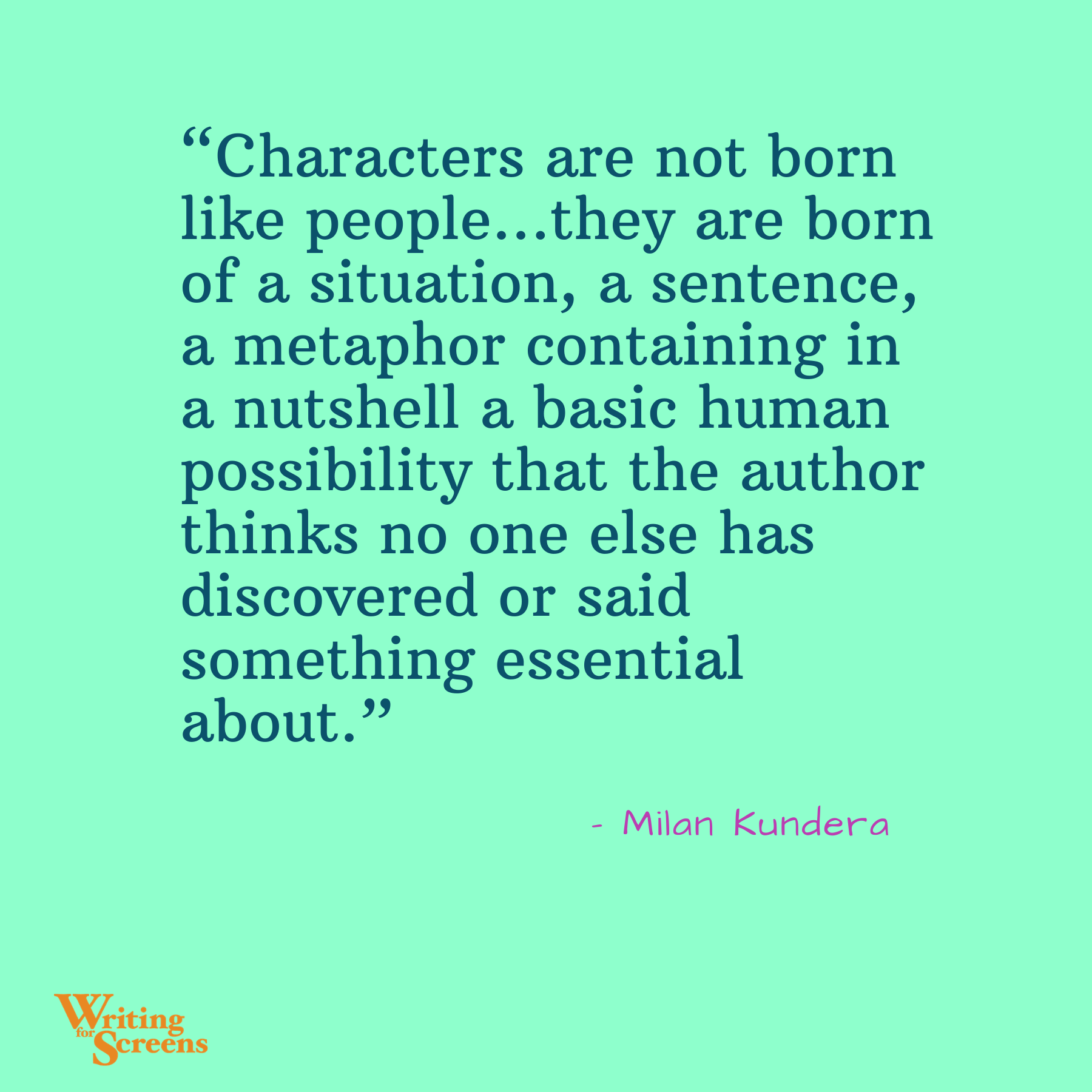 Characters Mean Something