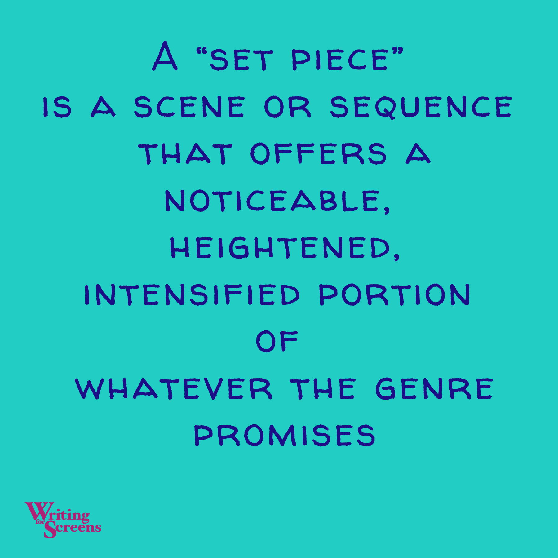 Ever Wonder What A “Set Piece” Is?