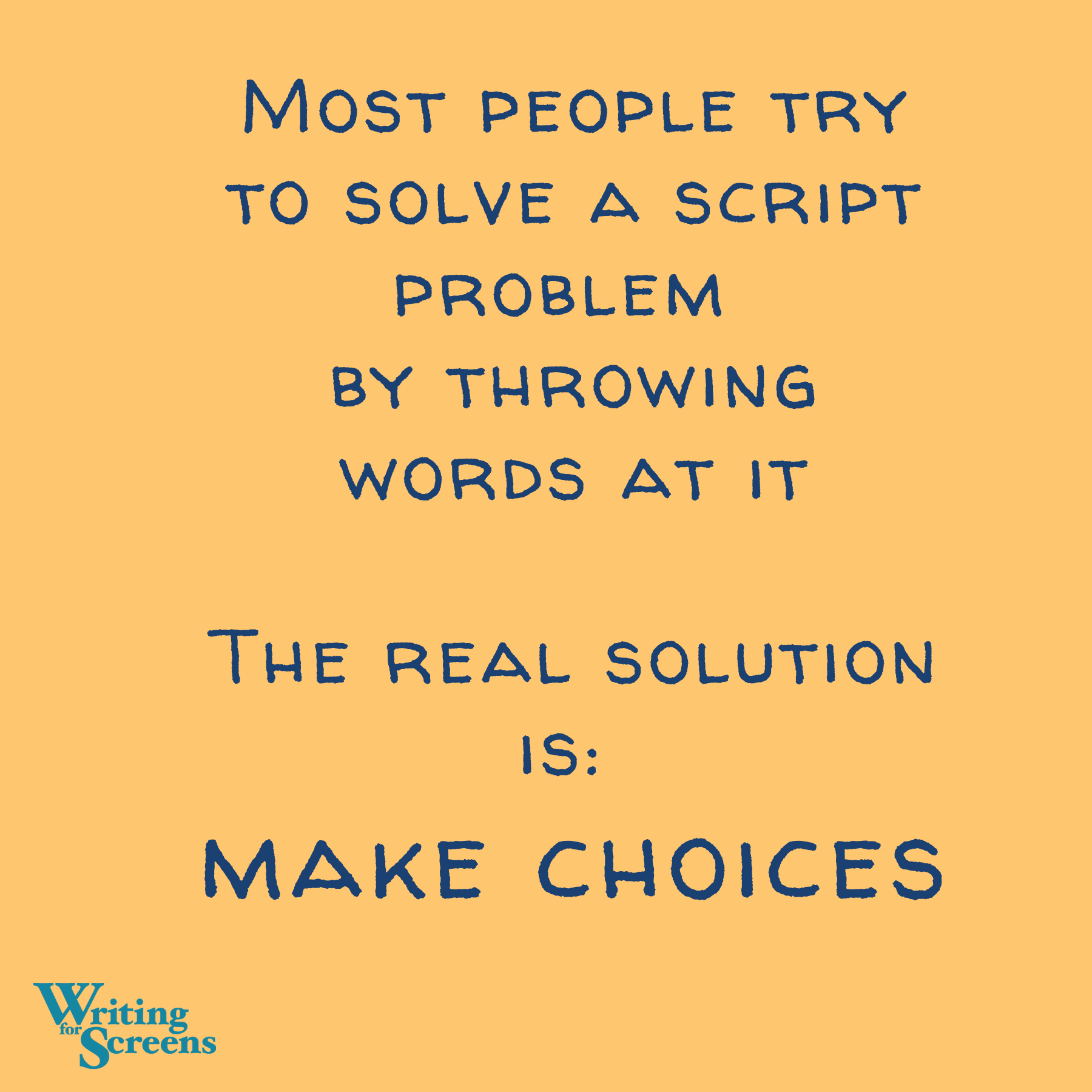 Solving Script Problems